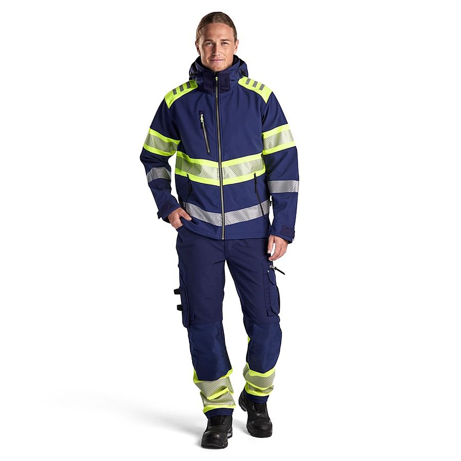 4494 Blakläder® High-Vis Softshell Jacke