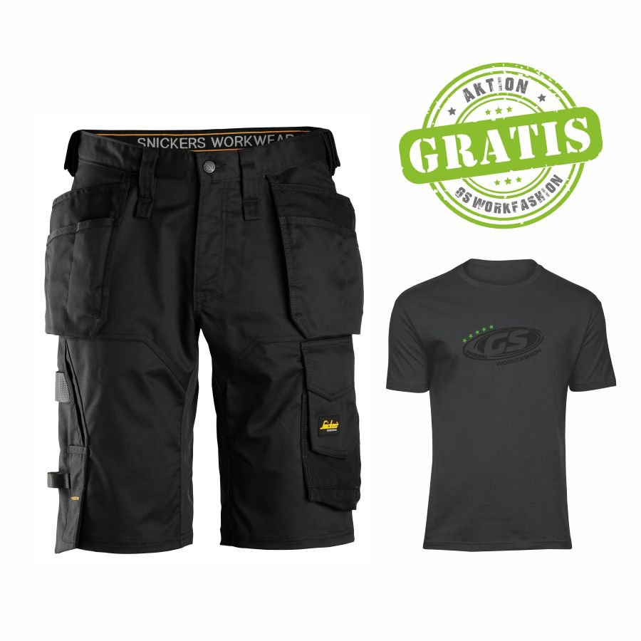 6151 Snickers Short m. Holstertaschen+Gratis Shirt