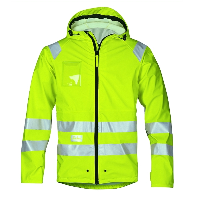 8233 Snickers PU Regen Jacke Hi-Vis