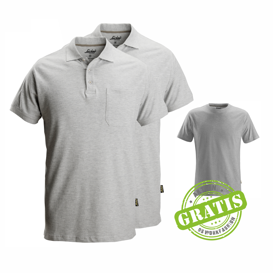 2708 Poloshirt 2er Pack inkl. *GRATIS* T-Shirt