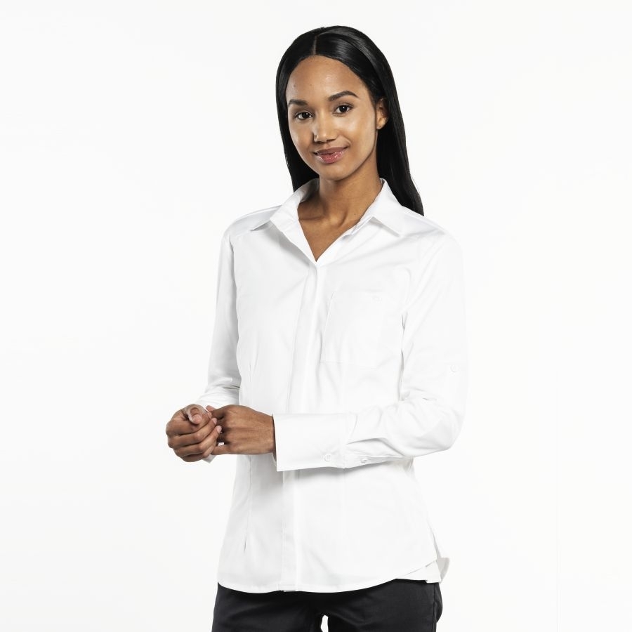 603 Chaud Devant® Service Bluse UFX White