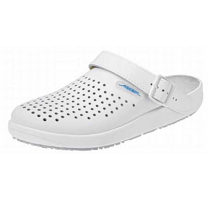 Abeba Clog 9300 OB weiss perforiert