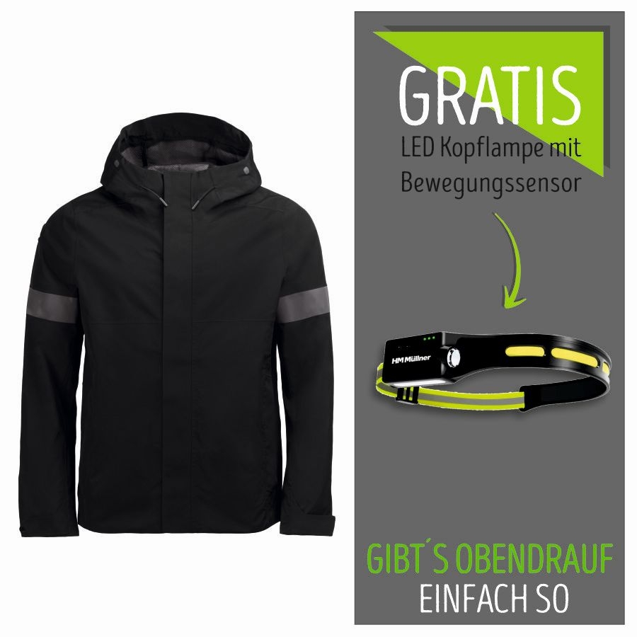 78136 FHB Regenjacke Luca + Gratis Stirnlampe