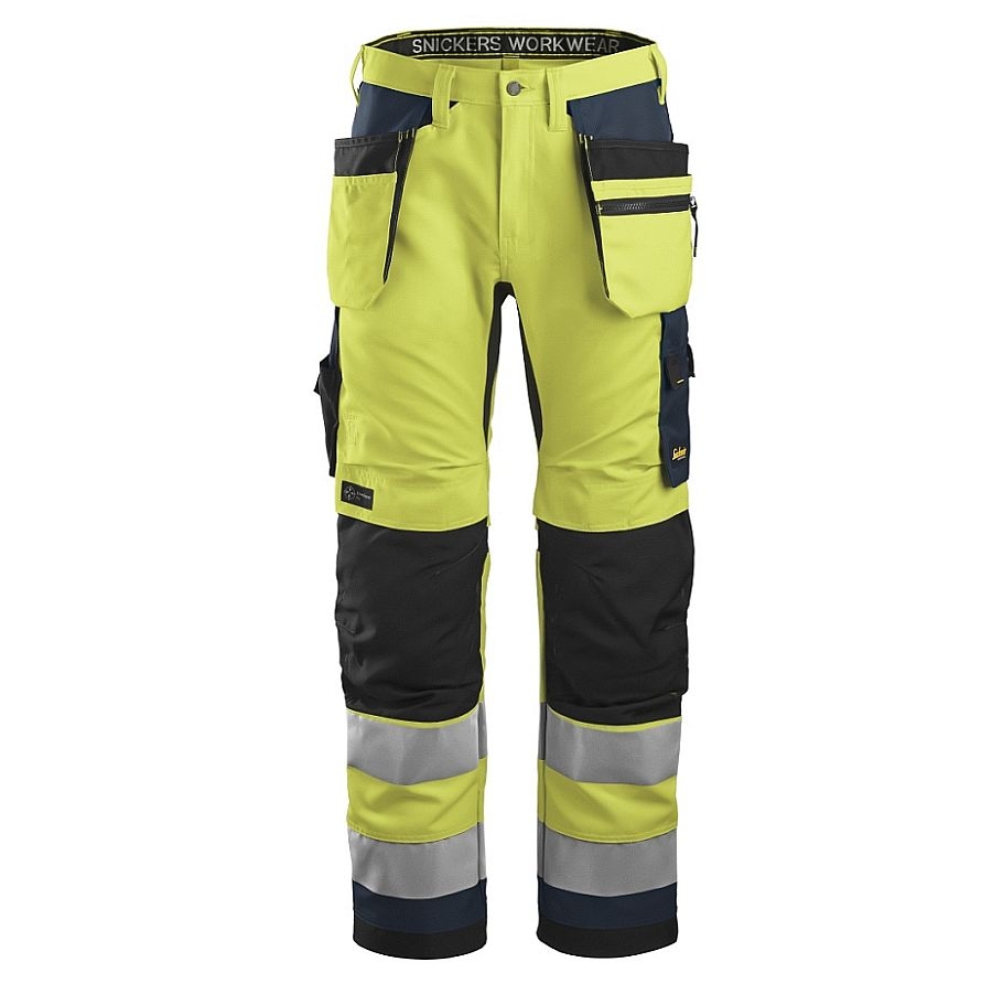 6230 Snickers AllroundWork Bundhose Hi-Vis