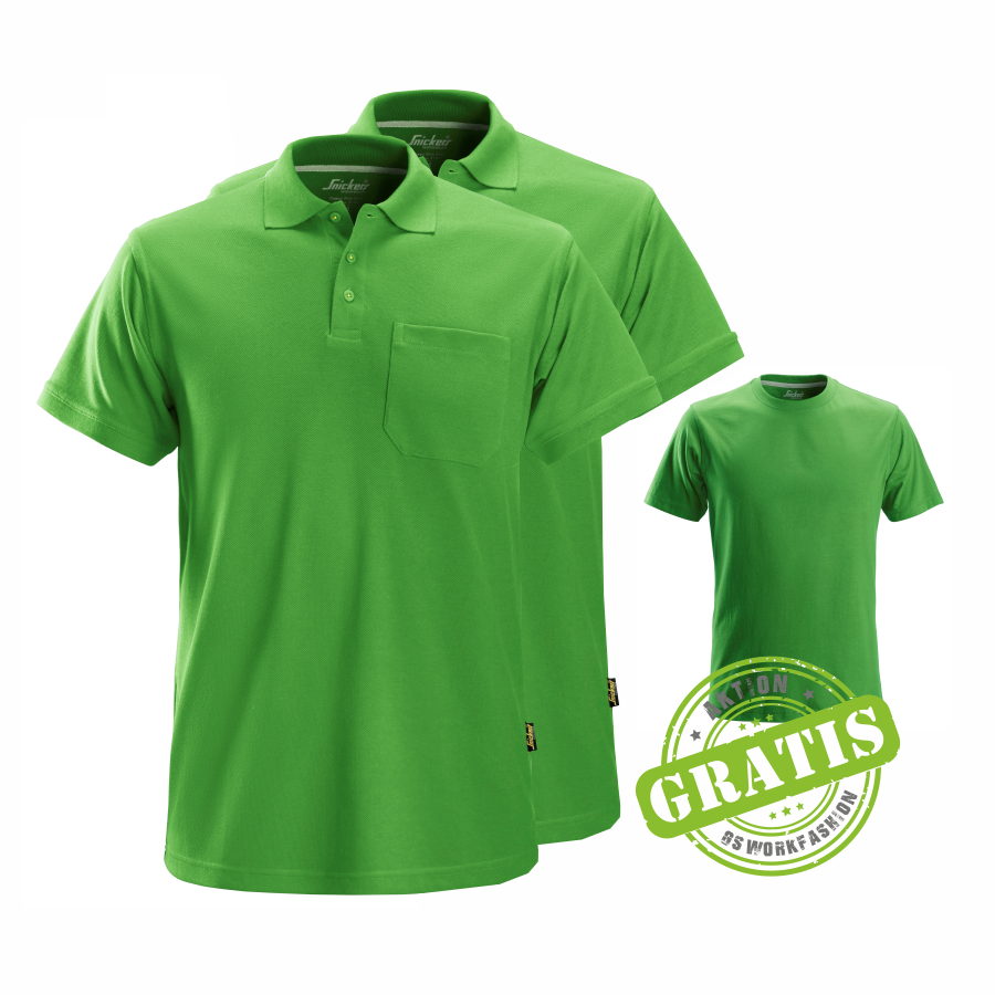 2708 Poloshirt 2er Pack inkl. *GRATIS* T-Shirt