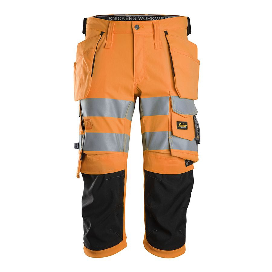 6138 Snickers High-Vis Piratenhose Stretch