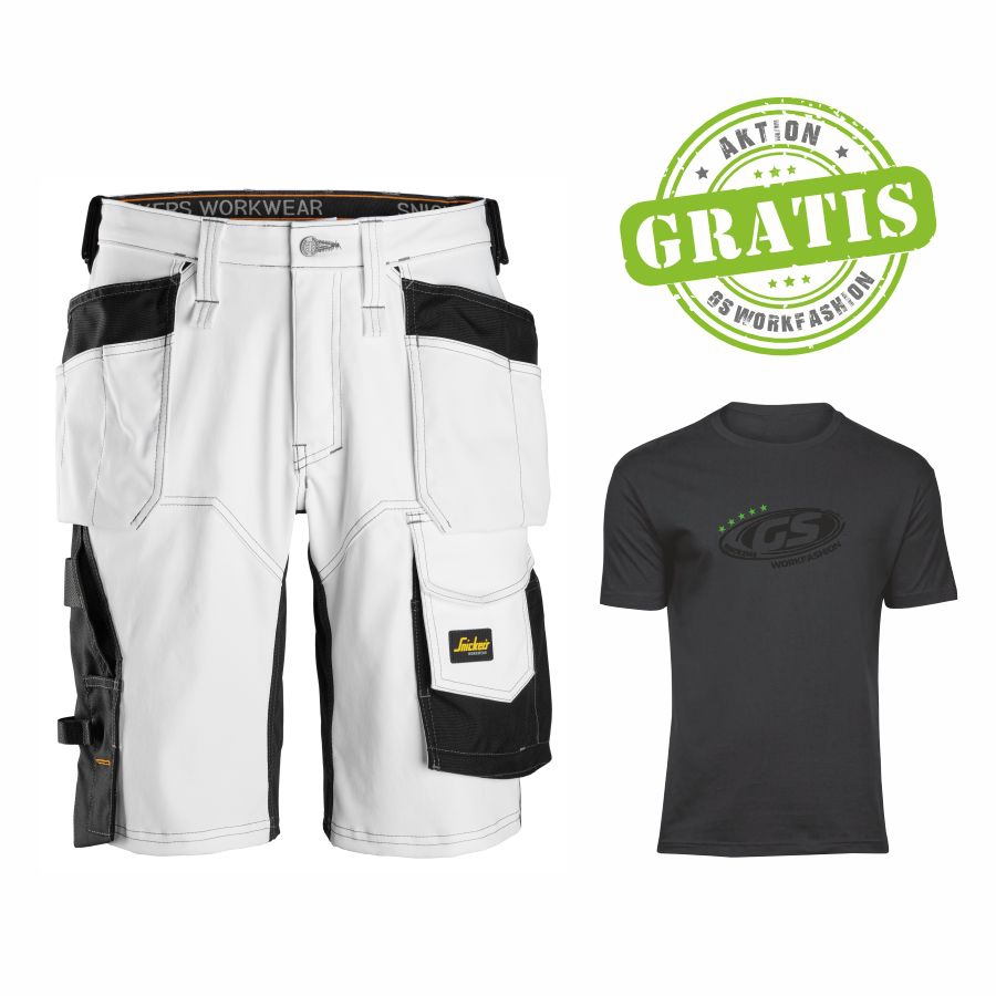 6151 Snickers Short m. Holstertaschen+Gratis Shirt