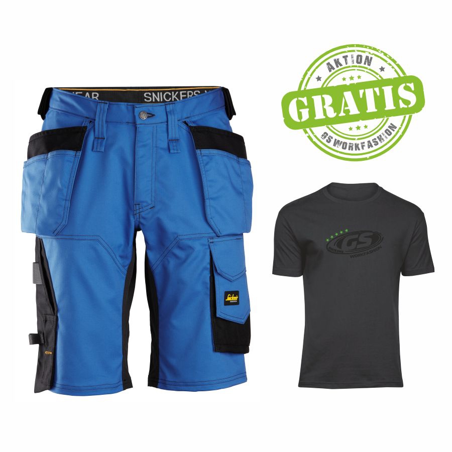 6151 Snickers Short m. Holstertaschen+Gratis Shirt