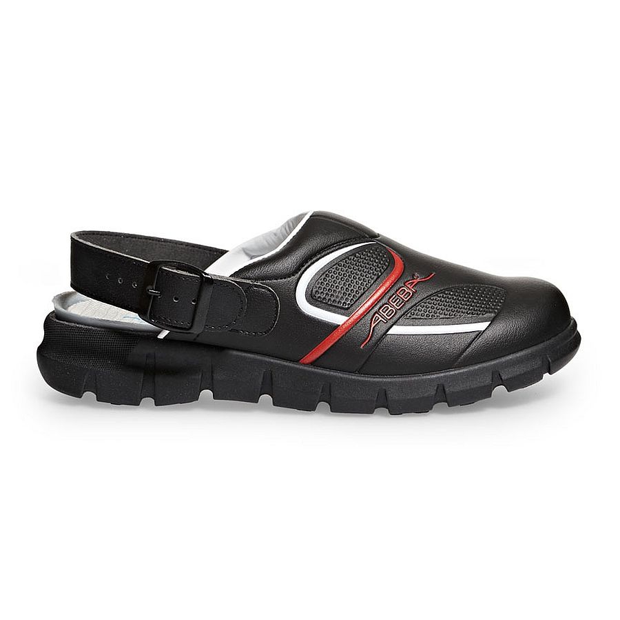 Abeba® Dynamic Clog 7332 OB schwarz/rot