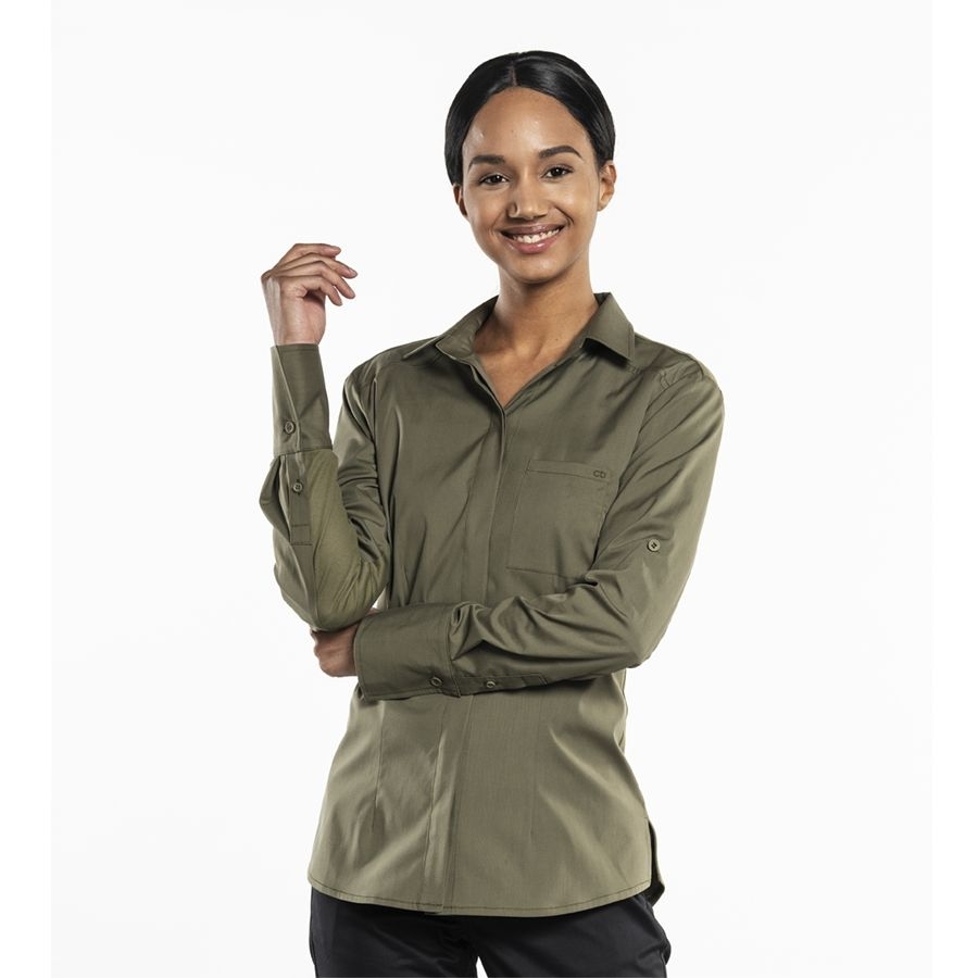 625 Chaud Devant® Service Bluse UFX Moss