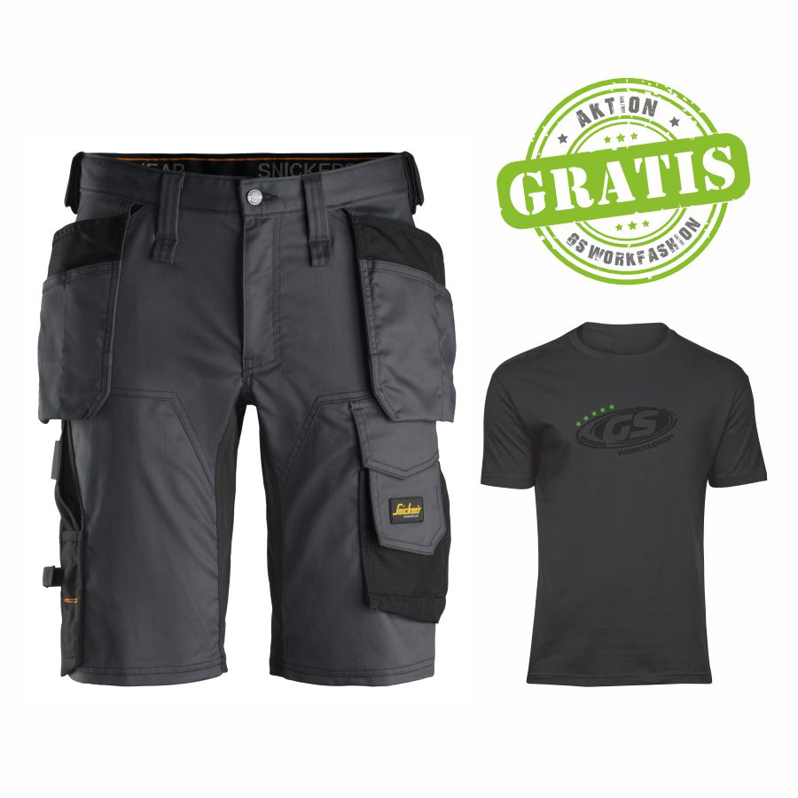 6141 Snickers Short m. Holstertaschen+Gratis Shirt