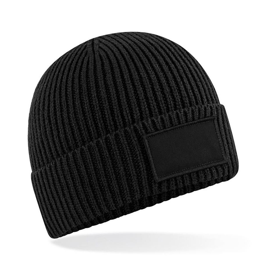 B442R Beechfield Patch Beanie