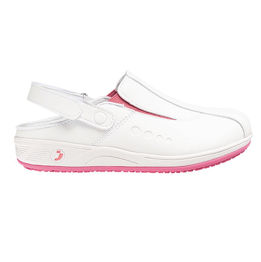 Safety Jogger Clog Carinne fuchsia EN20347 SRC ESD