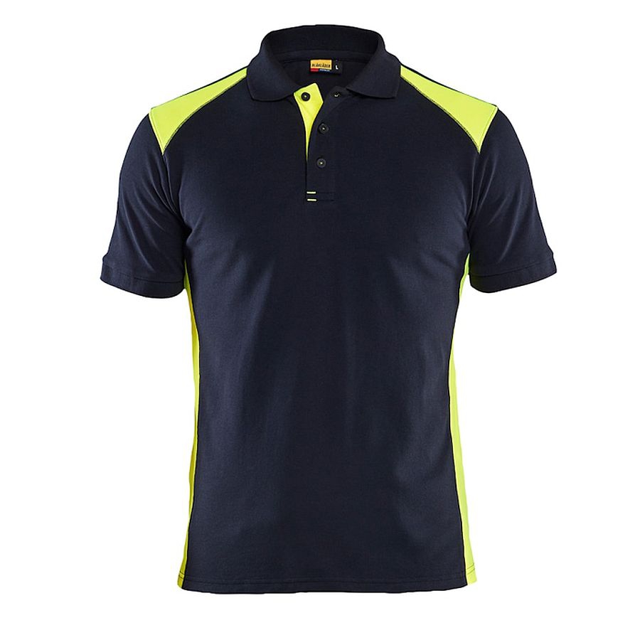 Black and yellow polo shirt on sale