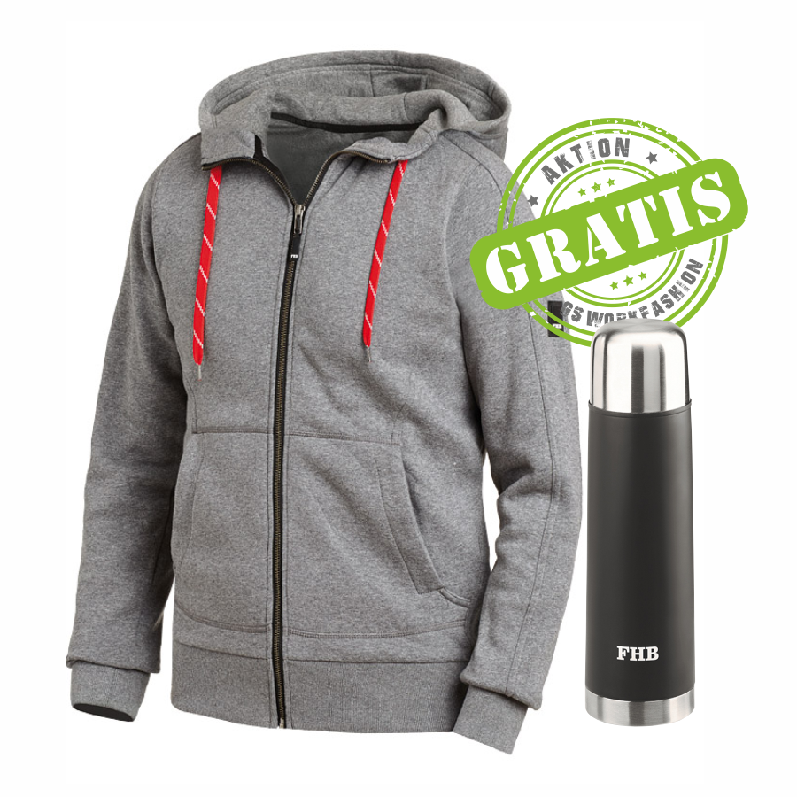 794/94 FHB Sweatjacke Benno +*GRATIS* Thermoskanne