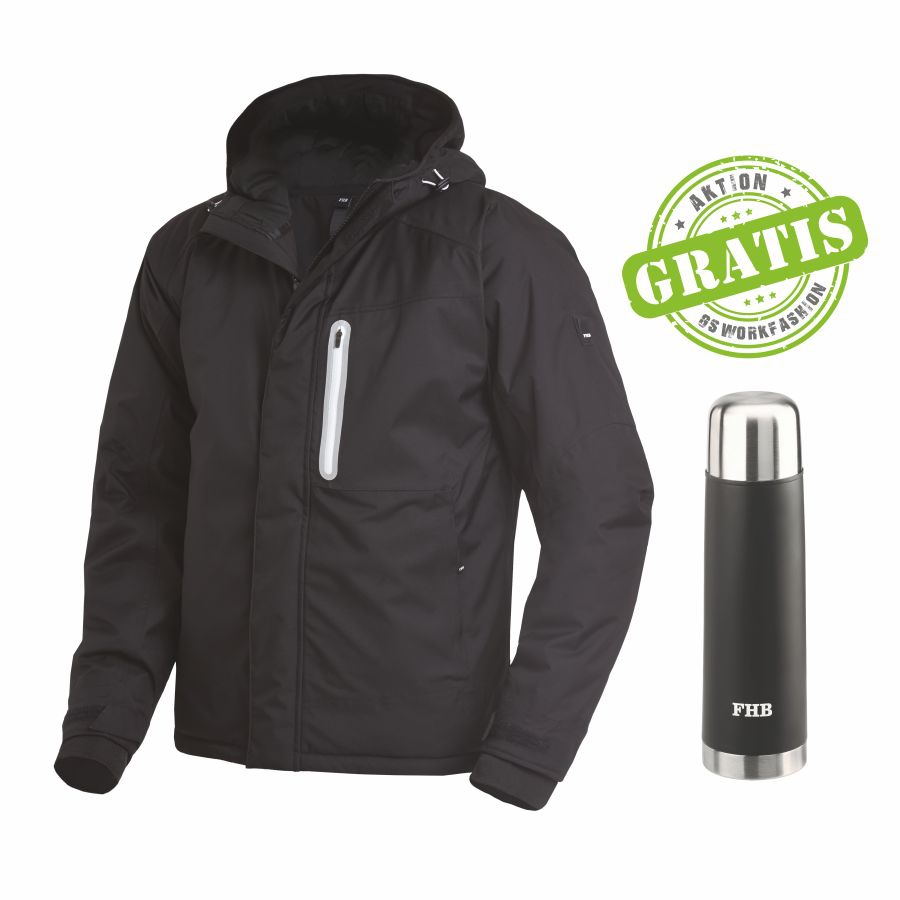 78658 FHB WinterSoftshell Jacke Mika+Thermoskanne