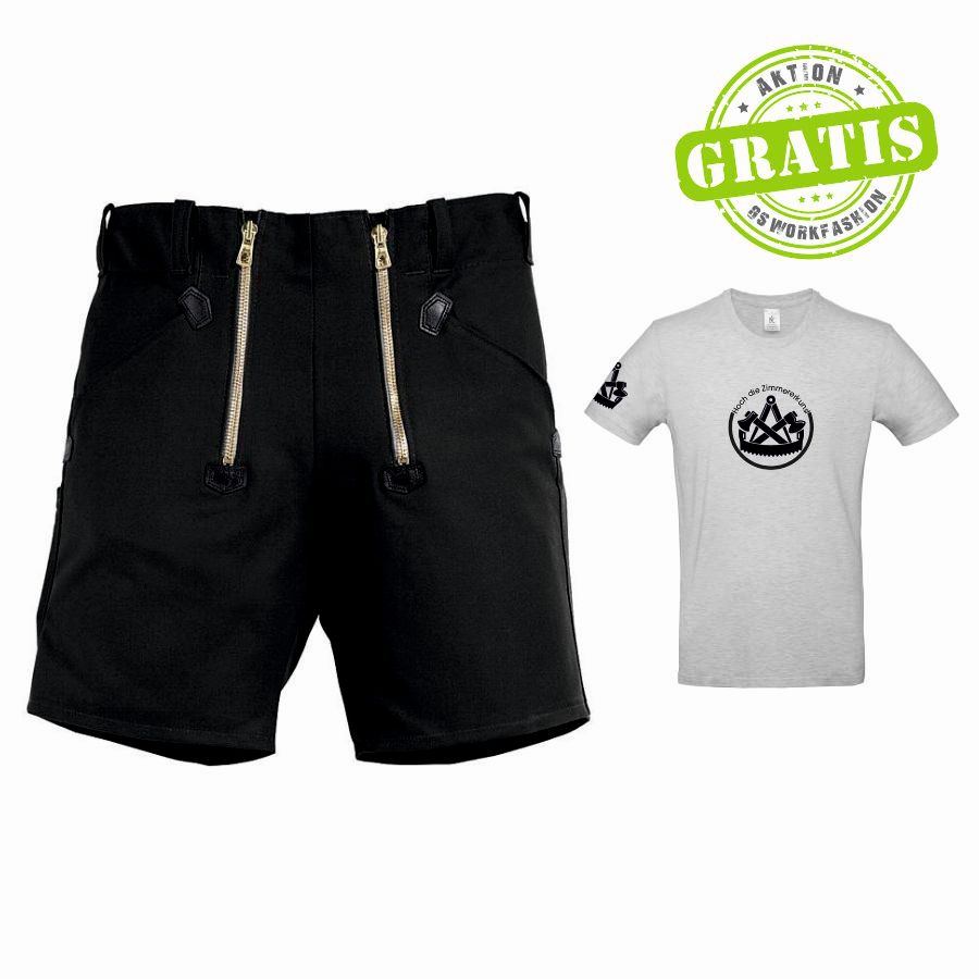 10033 FHB Zunftshort Wim + gratis Zimmerer T-Shirt