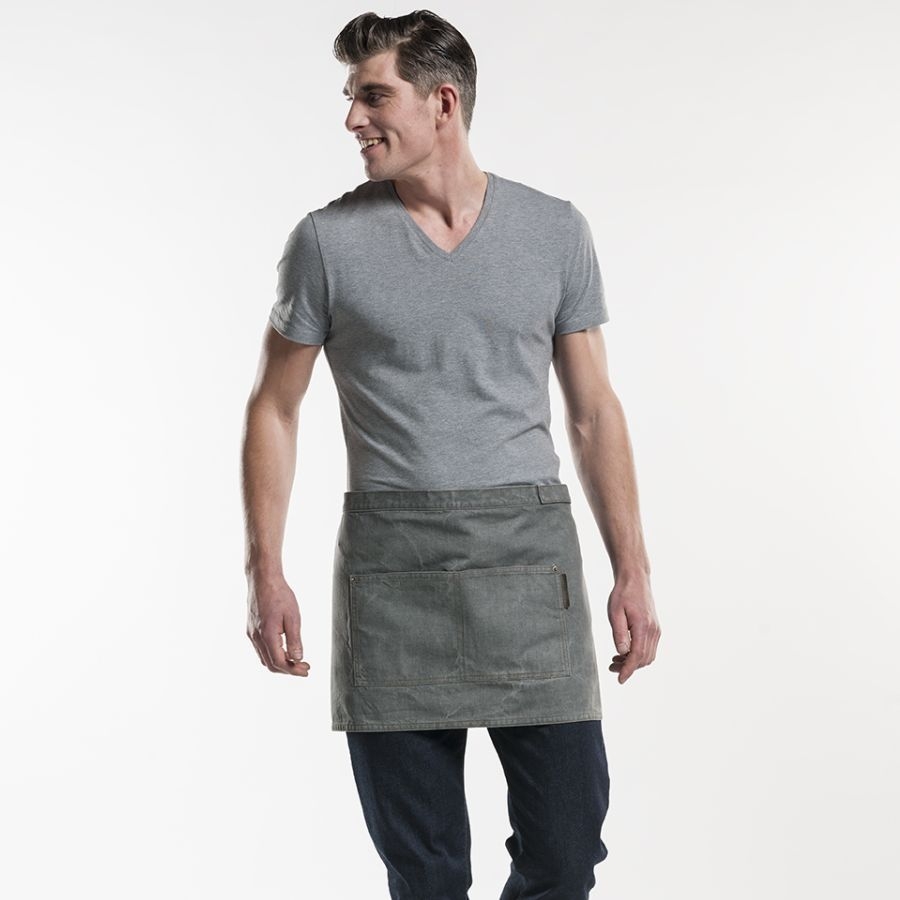 481 Chaud Devant® Bistroschürze Base Grey Denim