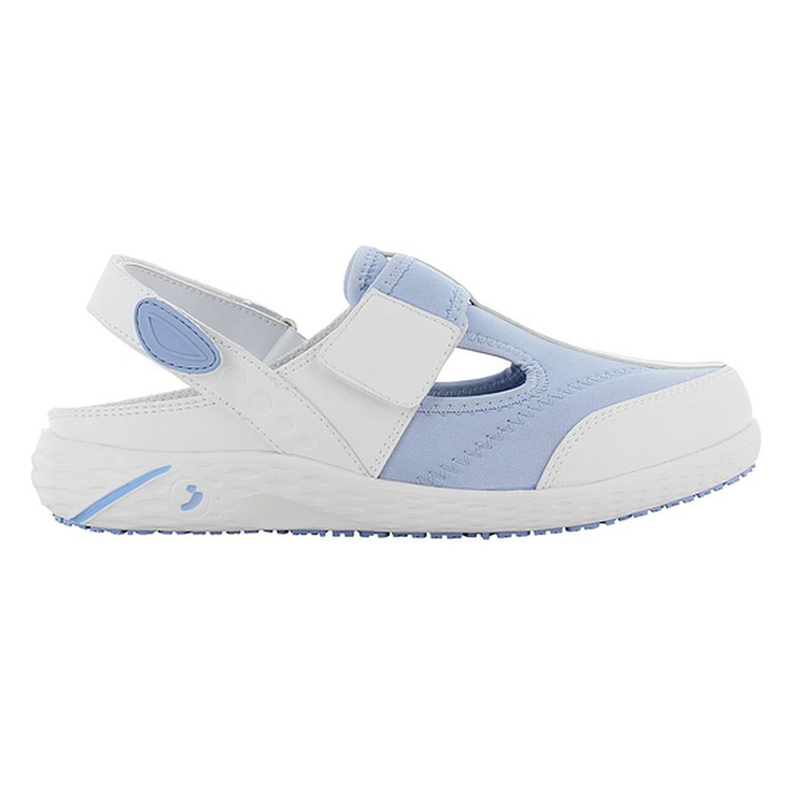 Safety Jogger Clog Aliza hellblau EN 20347 SRC ESD