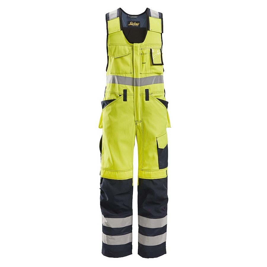 0213 Snickers Kombihose Hi-Vis mit Holstertaschen