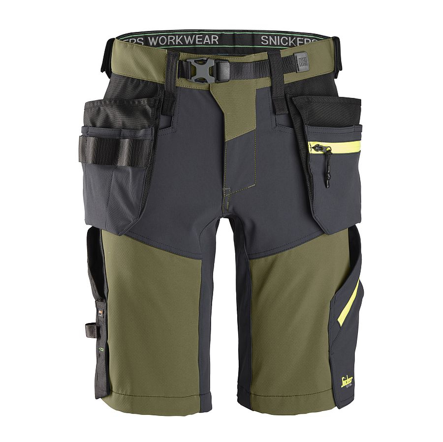 6140 Snickers FlexiWork Softshell Short Stretch