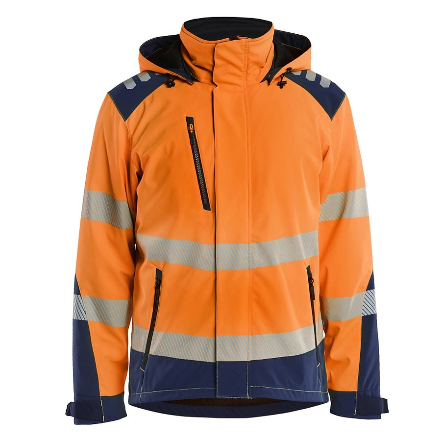 4400 Blakläder® High Vis Softshell-Winterjacke