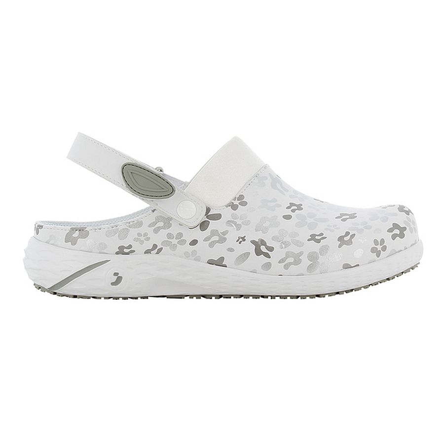 Safety Jogger Clog Dany silber EN 20347 SRC ESD