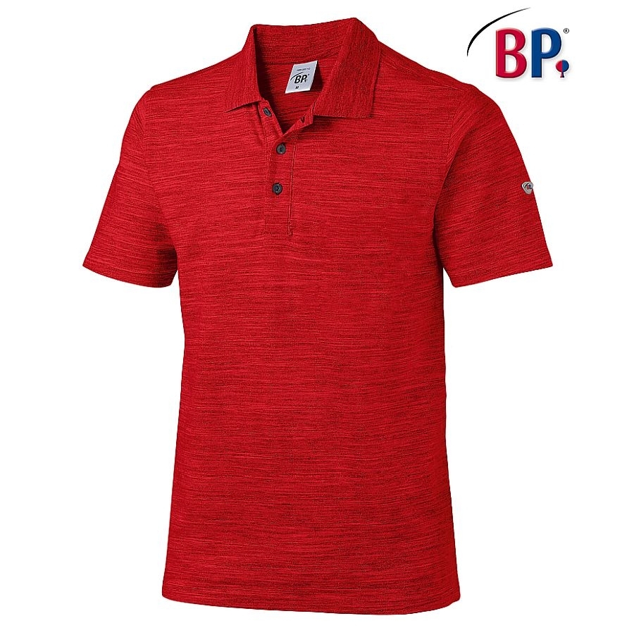 1712 BP Poloshirt Mischgewebe mit Stretch