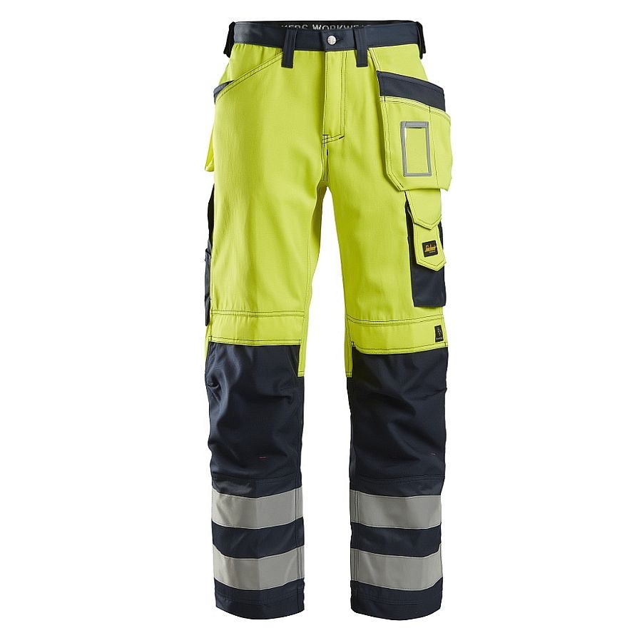 3233 Snickers Bundhose Hi-Vis mit Holstertaschen