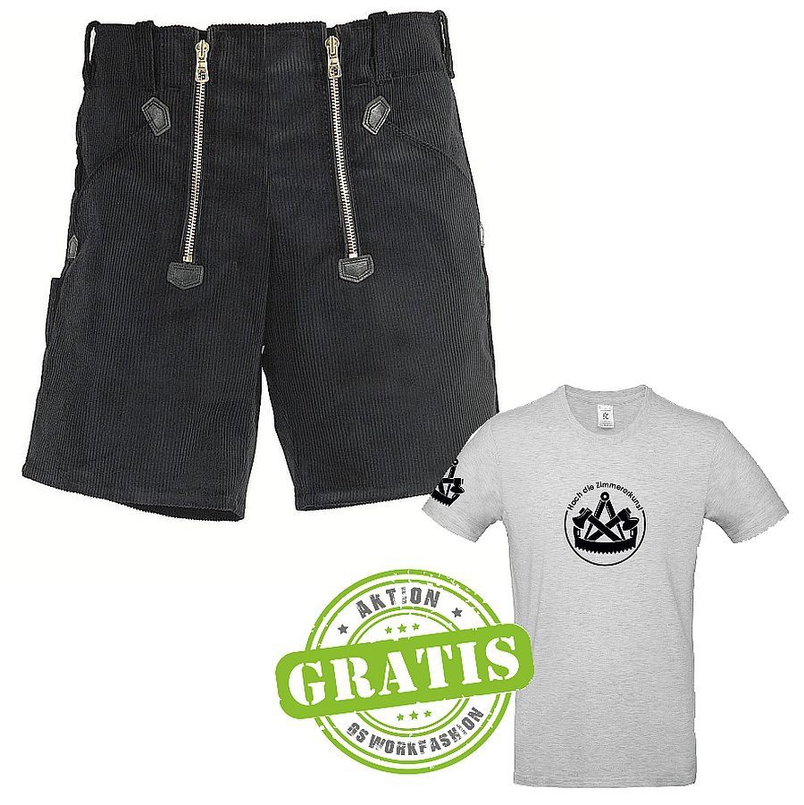 20033 FHB Zunftshort Hans +gratis Zimmerer T-Shirt