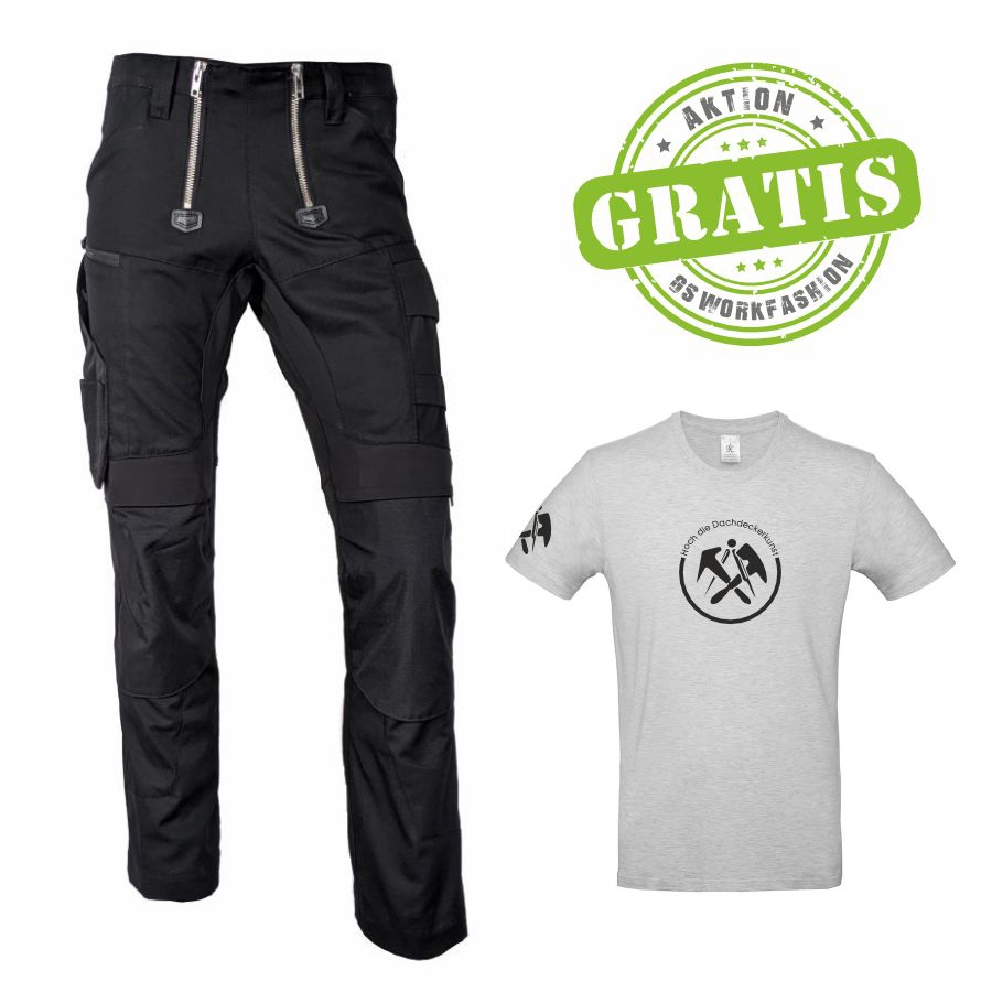 12271 FHB Zunfthose Maxi + gratis Dachdecker Shirt