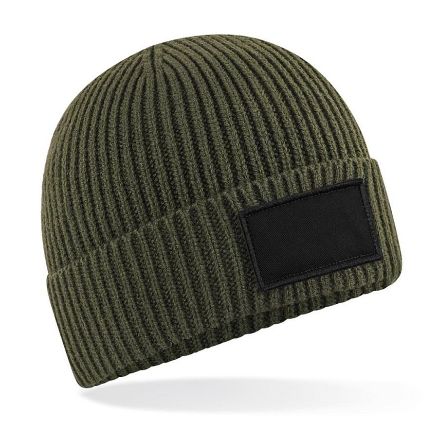 B442R Beechfield Patch Beanie