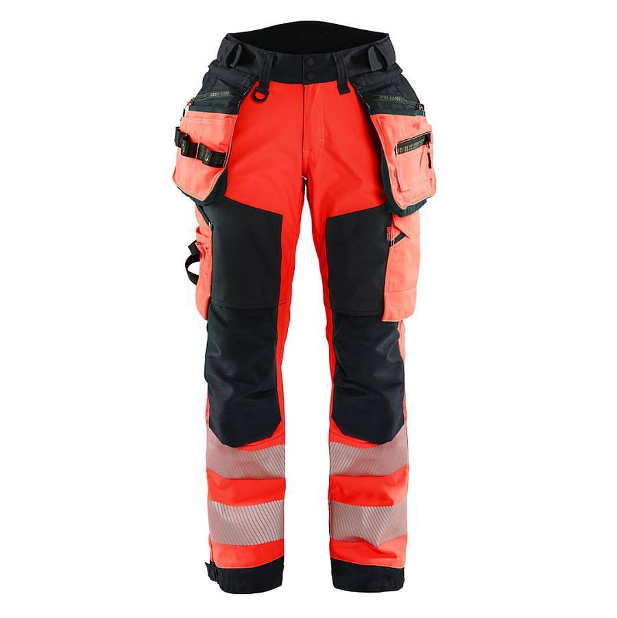 7118 Blakläder® Damen High Vis Softshellhose