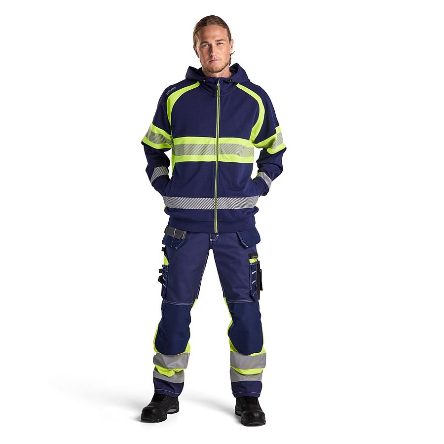 3552 Blakläder® High Vis Kapuzenjacke Klasse 1