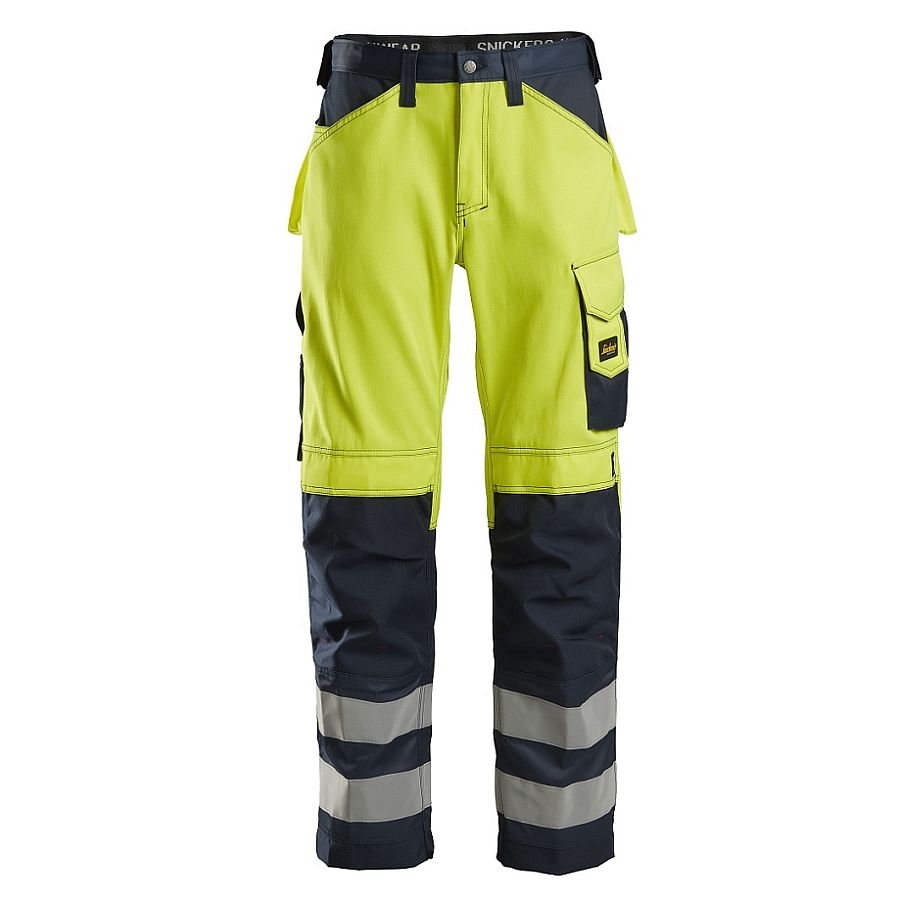 3333 Snickers Bundhose Hi-Vis