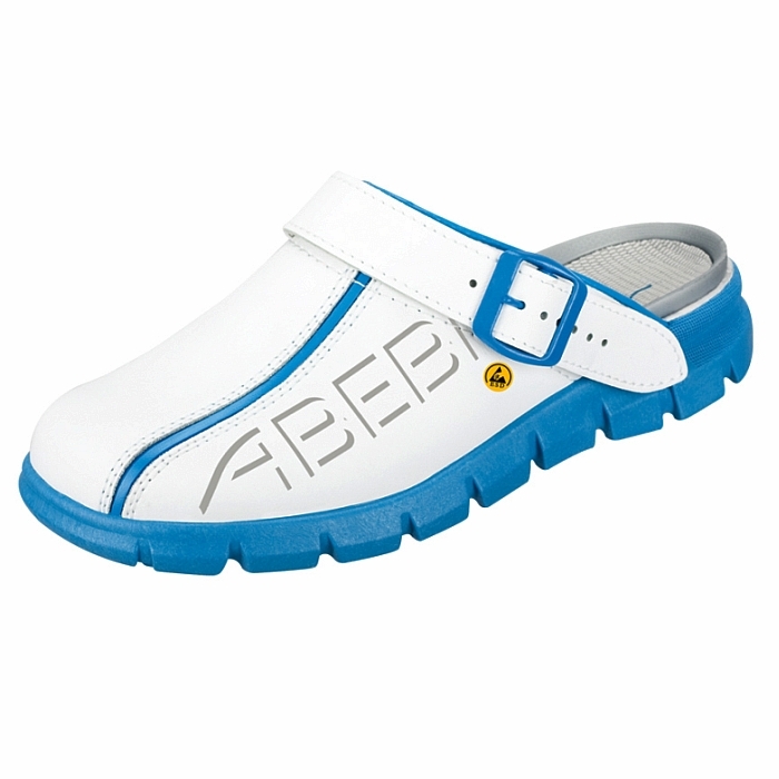 Abeba® Dynamic Clog ESD 37312 OB weiss/blau