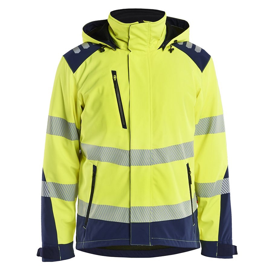 4400 Blakläder® High Vis Softshell-Winterjacke