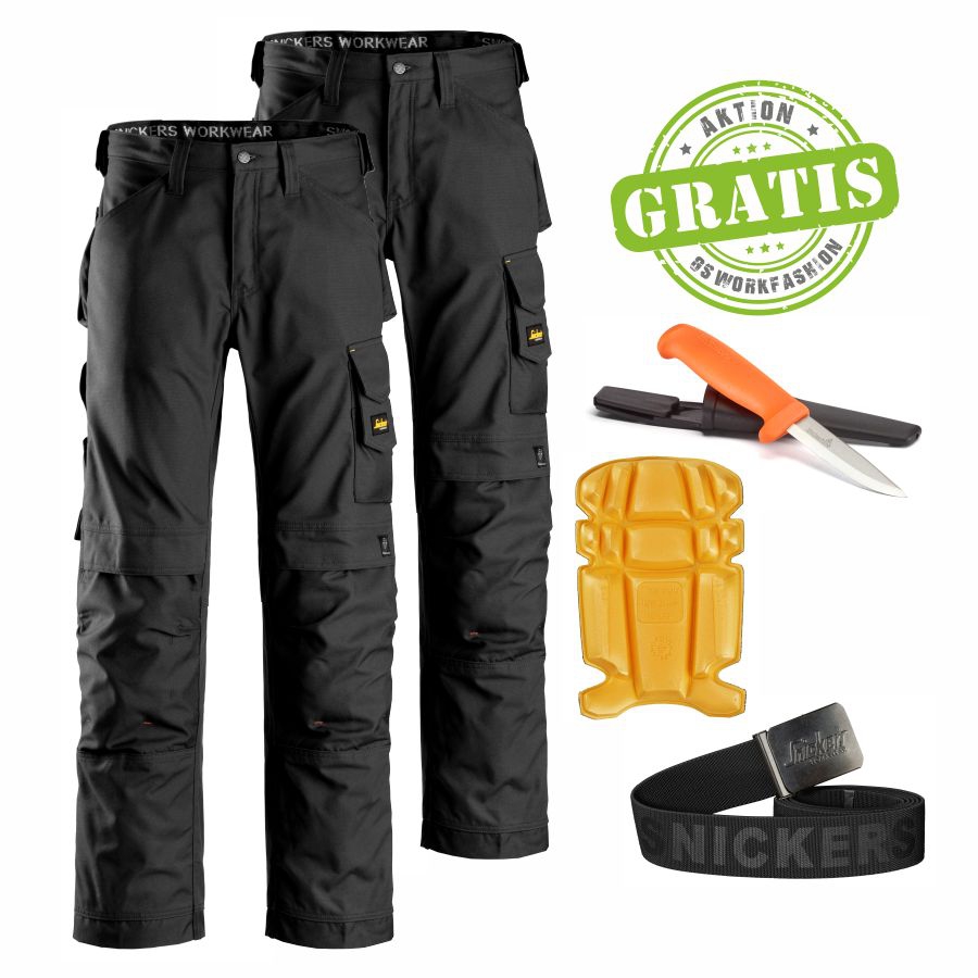 3314 Arbeitshose Canvas+ 2er Set+GRATIS Zubehör