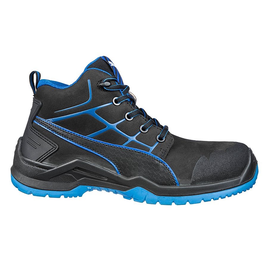 634200 Puma Sicherheitsstiefel Krypton Blue Mid S3