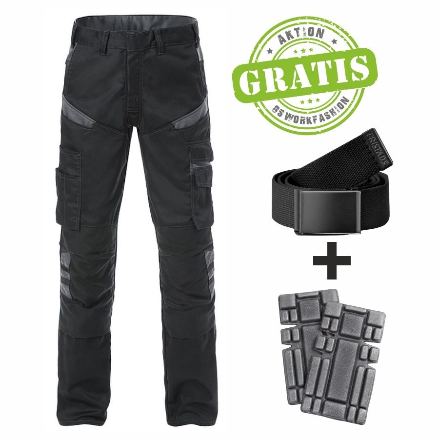 301547 Fristads® Arbeitshose+Gürtel+Kniepolster