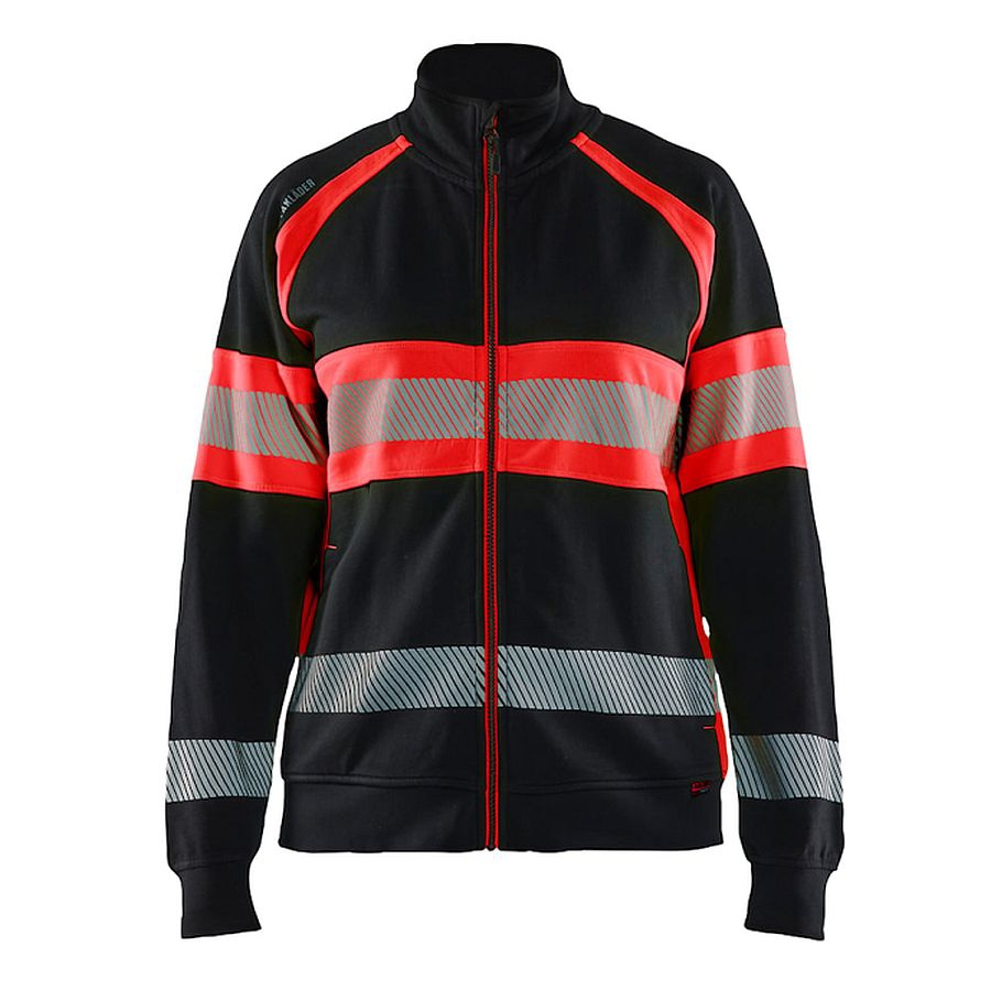 3505 Blakläder® Damen High Vis Sweatjacke