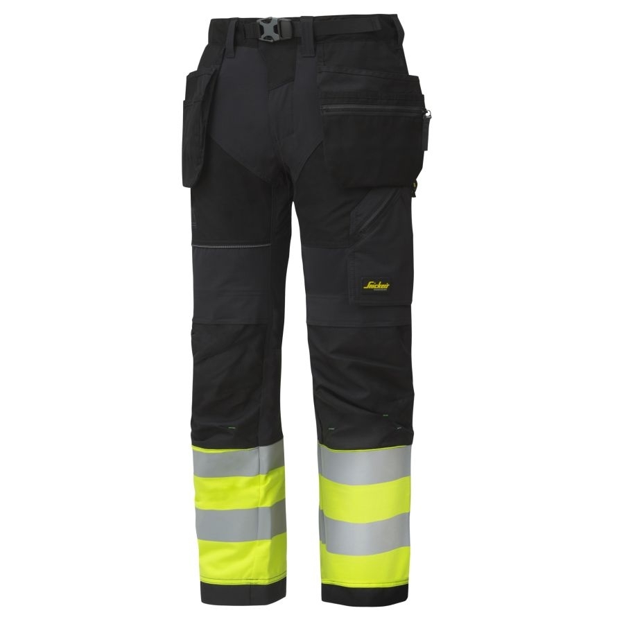 6931 Snickers FlexiWork High-Vis Bundhose