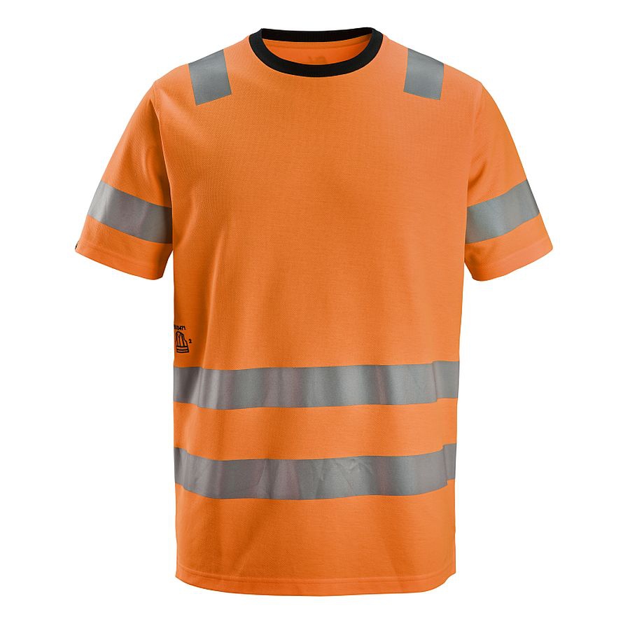 2536 Snickers Hi-Vis T-Shirt Warnschutzklasse 2