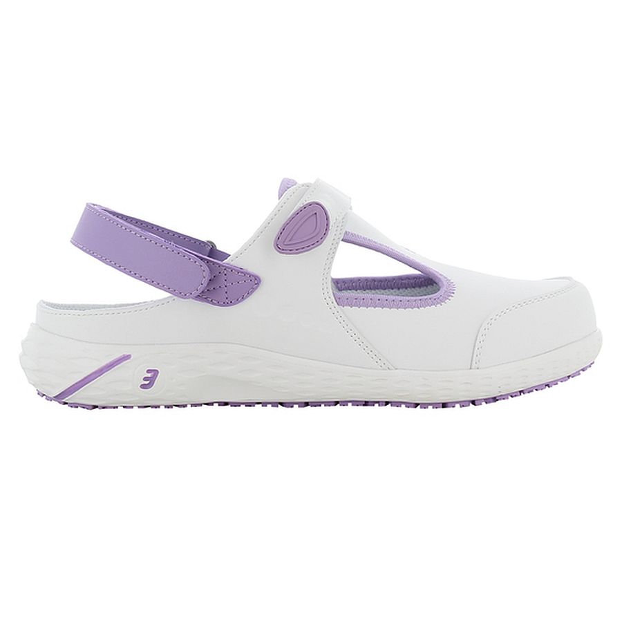 Safety Jogger Clog Carly lila EN 20347 SRC ESD