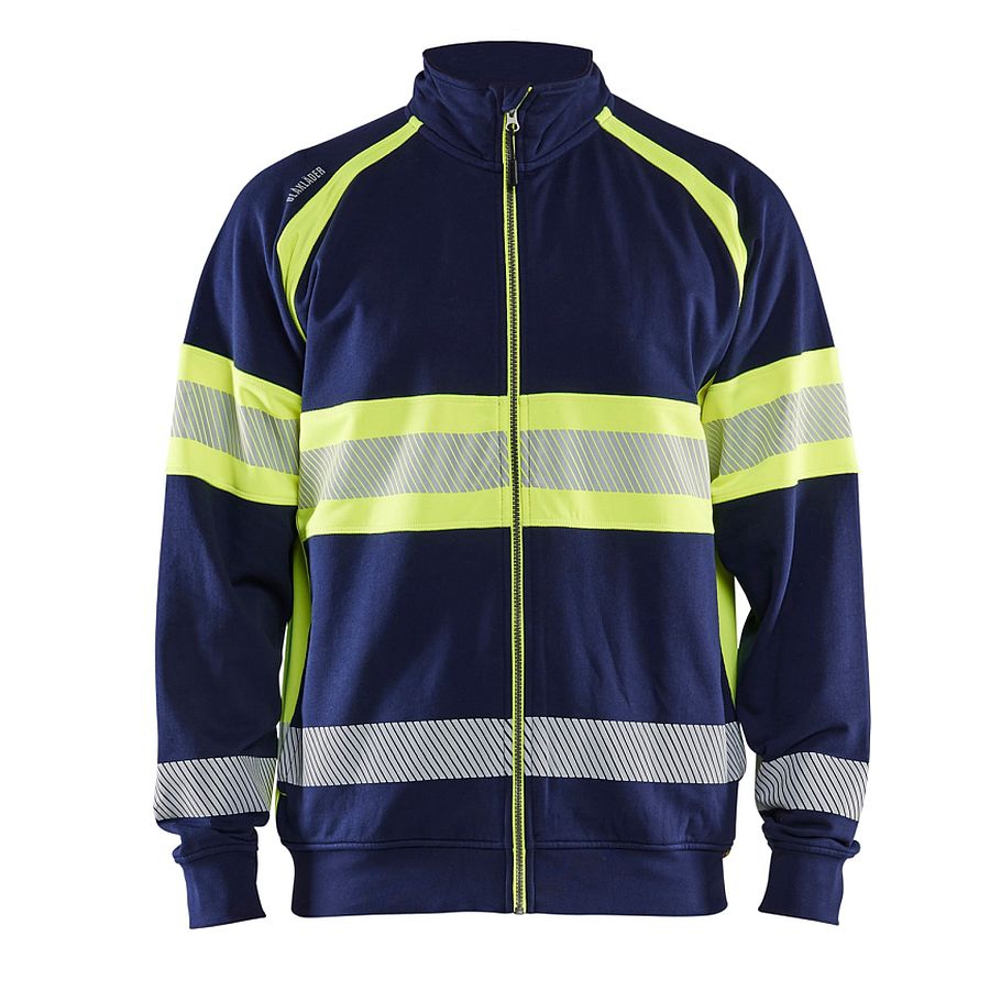 3551 Blakläder® High Vis Sweatjacke Klasse 1