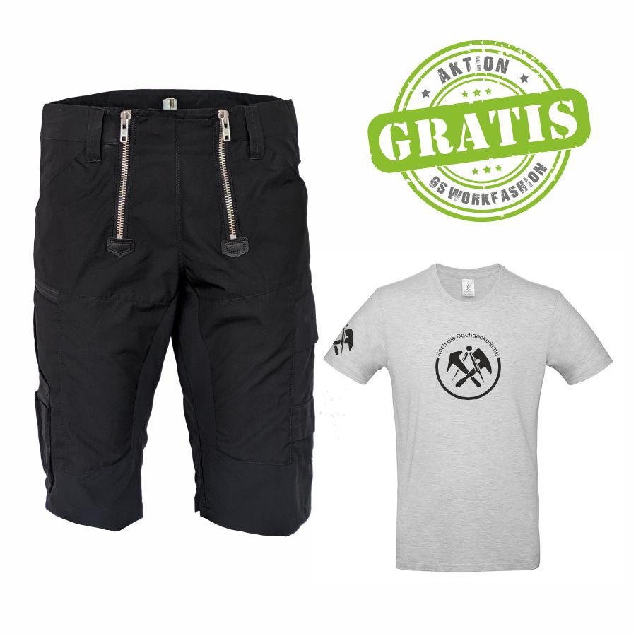 12374 FHB Zunft Short Rene+gratis Dachdecker Shirt