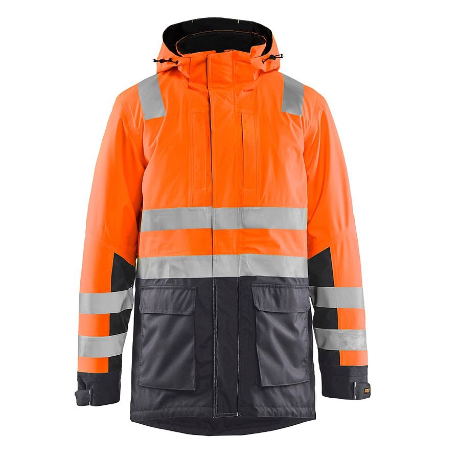 4495 Blakläder® High Vis Parka wasserdicht