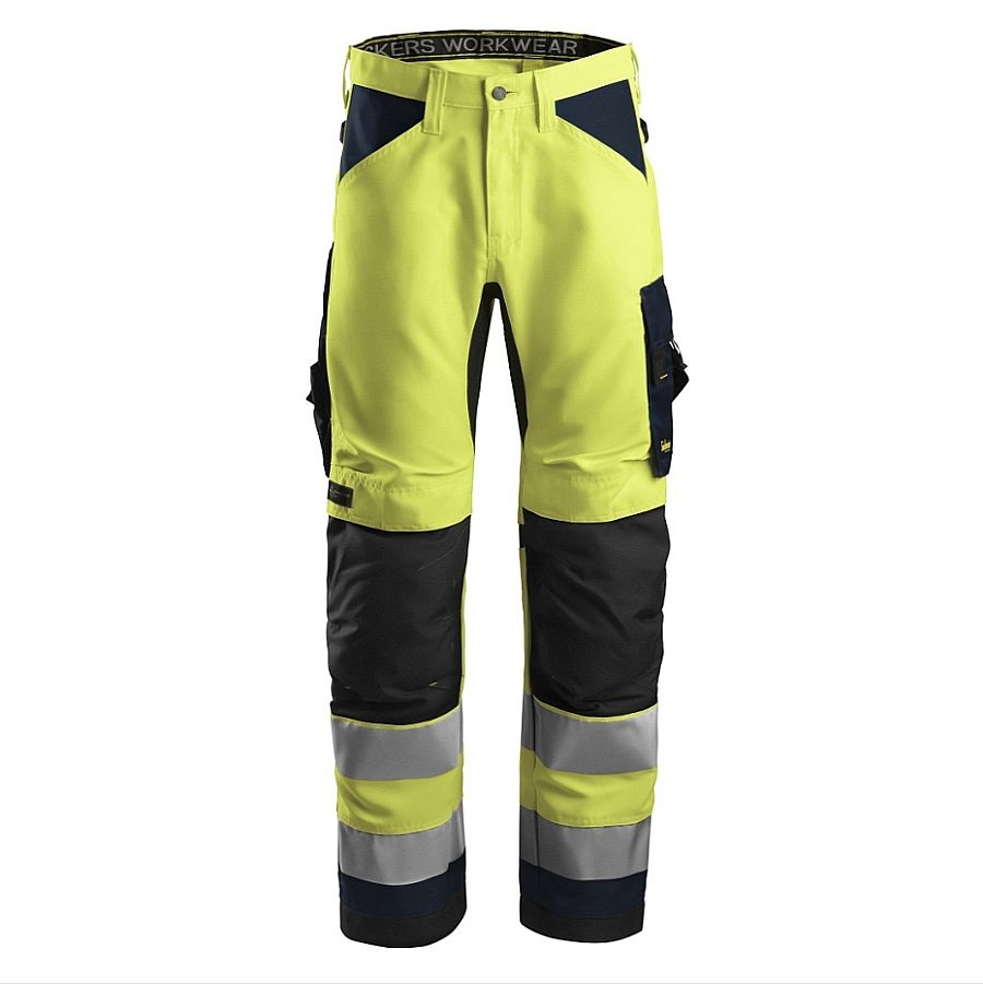 6331 Snickers AllroundWork Bundhose Hi-Vis