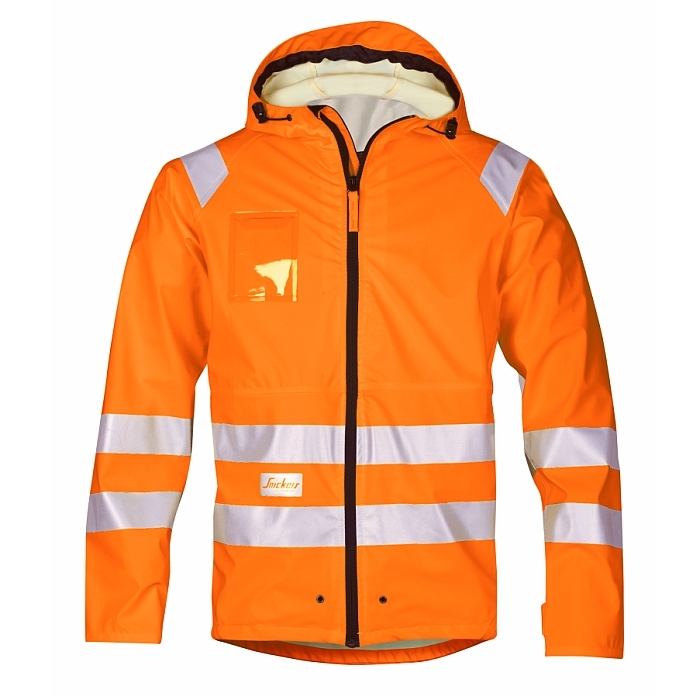 8233 Snickers PU Regen Jacke Hi-Vis