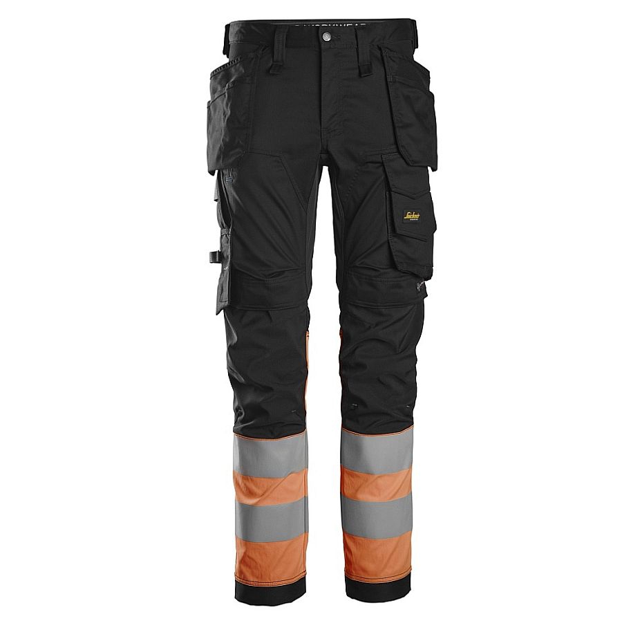 6234 Snickers AllroundWork Stretch Bundhose Hi-Vis